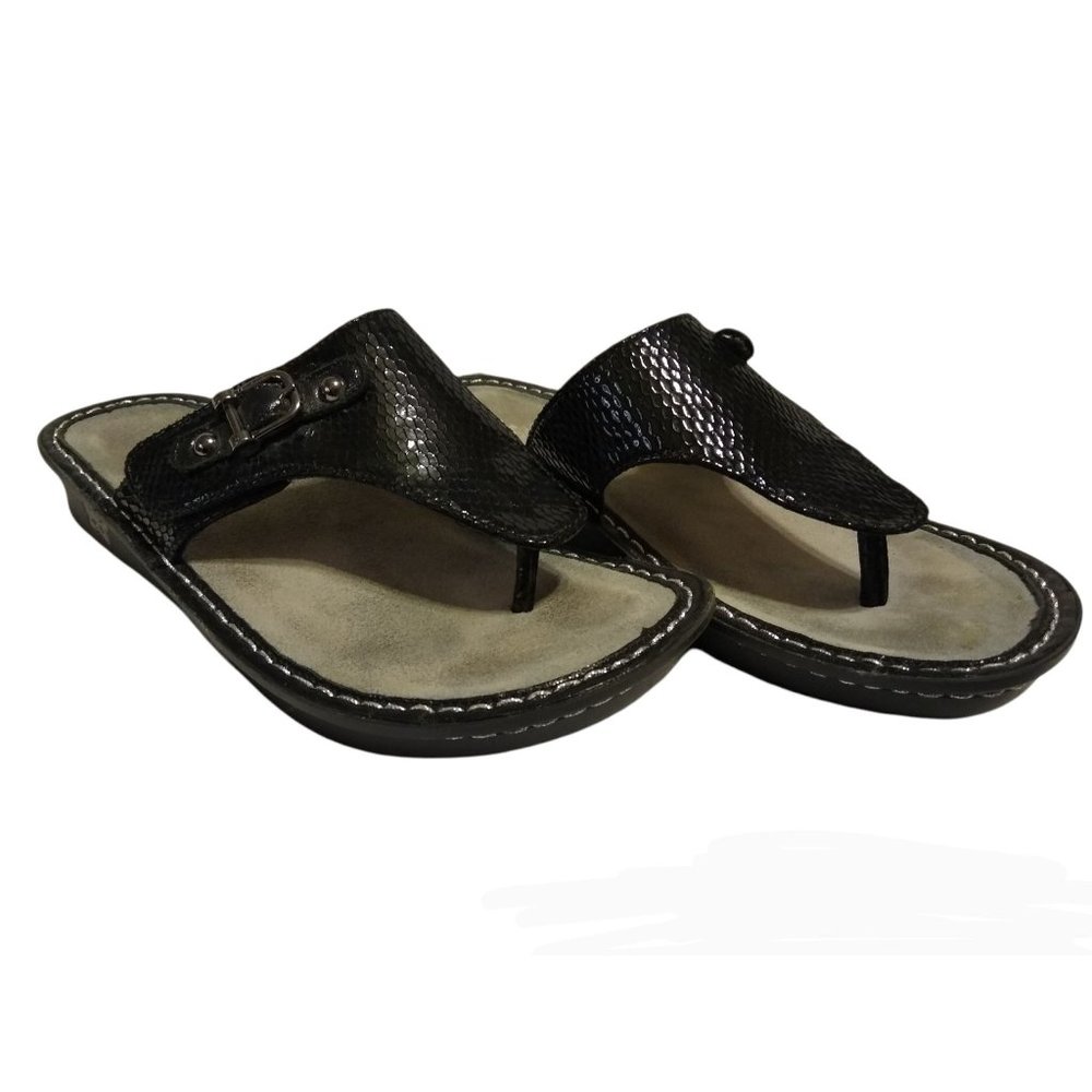 Alegria Black Carina Sandals Size 38/7.5